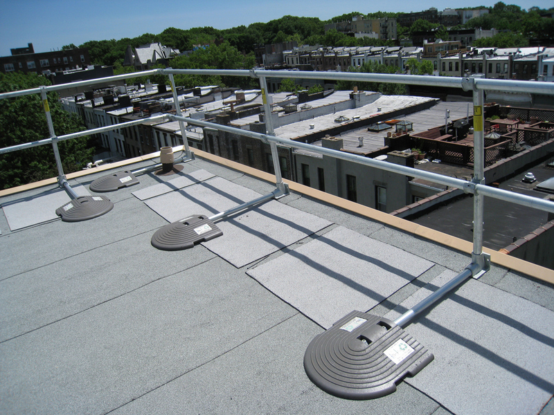 KeeGuard Roof Fall Protection Railing Rooftop Guardrail