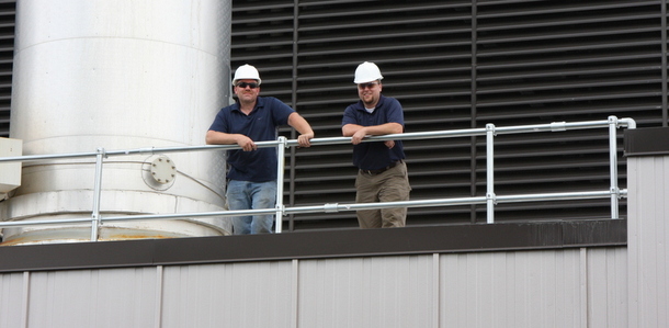 OSHA Compliant Roof Railing