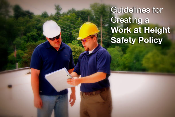 Guidelines for Creating a Work at Height Safety Policy