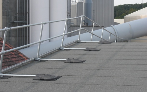 Railing for Sloped Roof